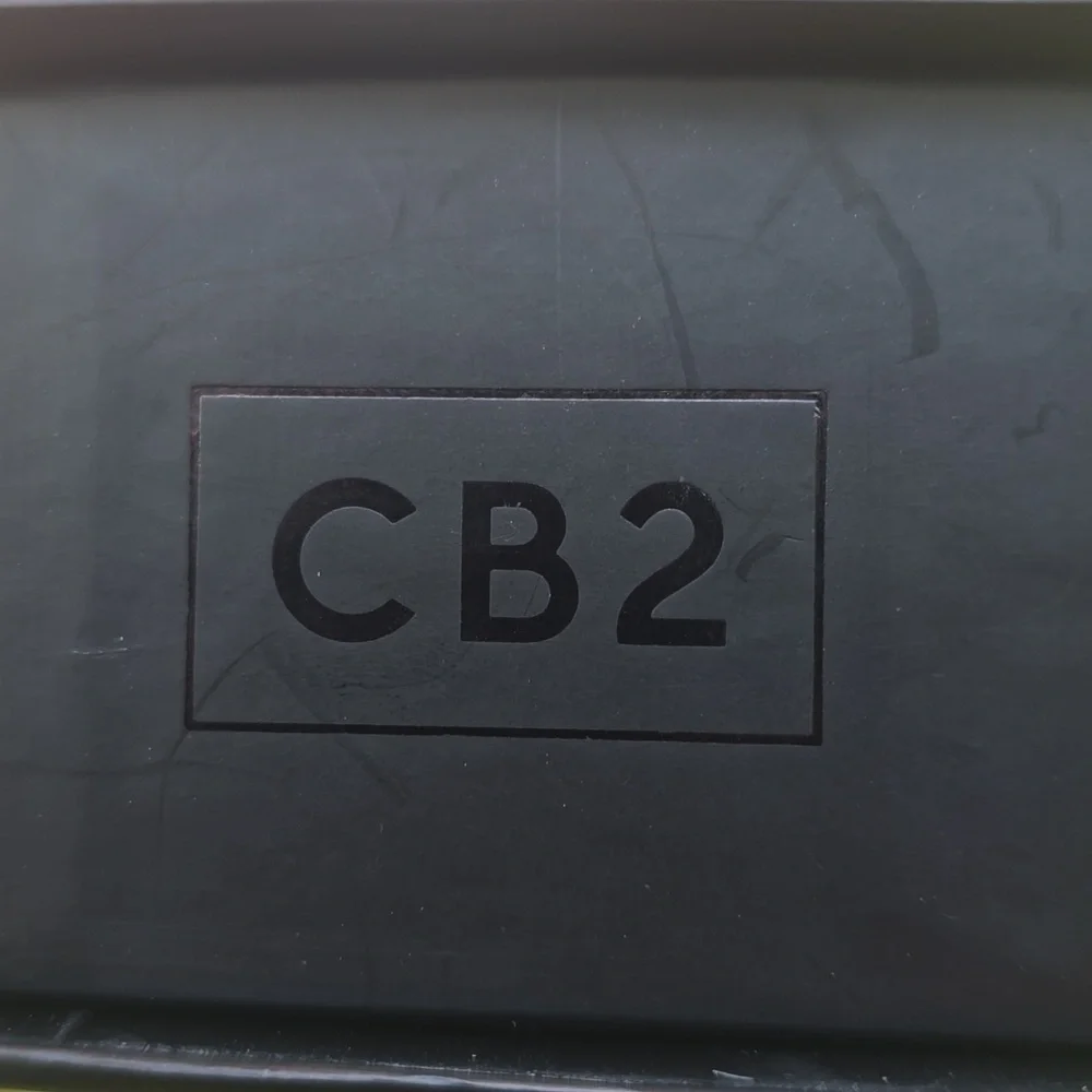 ❤️BUY 2 GET 1 FREE CB2 Parallel 20-Piece Brushed Black Flatware Set